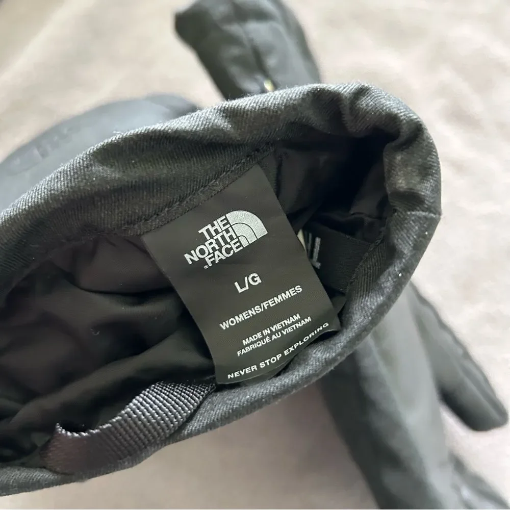 The North Face Montana Etip Gore Tex Gloves Black Women's Large Ski Winter